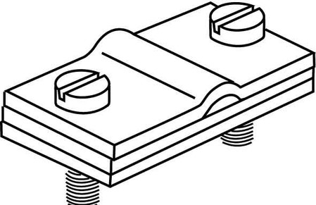 Earth terminal clamp Flat conductor 10 mm² 18