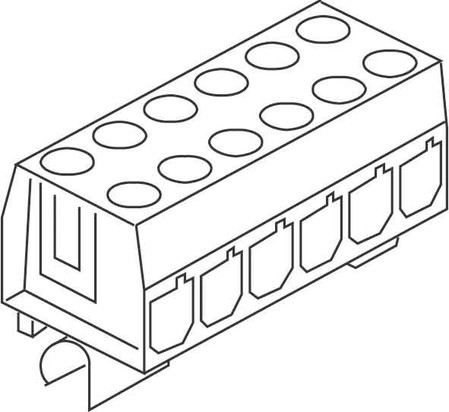 Single- and multi-pole terminal strip  1132/6