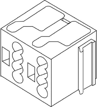 Screw less terminal 8 0.6 mm² 1001.8.03