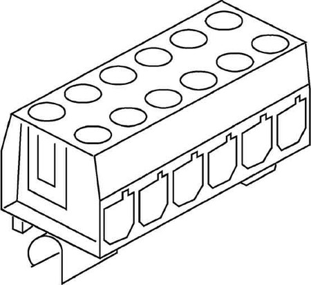 Single- and multi-pole terminal strip  131/6