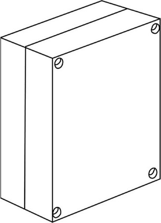 Junction box for installation duct Plastic Clear white LDK554.3