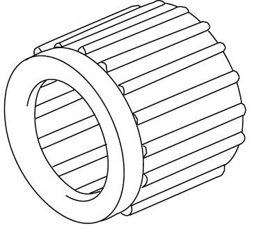 Terminal sleeve for installation tubes Plastic Untreated 1590/09