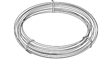 Round conductor/wire for lightning protection 10 mm Steel 45906