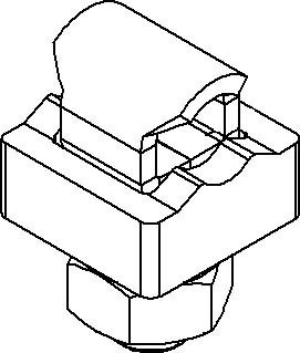 Connector for lightning protection  503/1