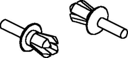 Expansion rivet for slotted cable trunking system 5 mm NIK5