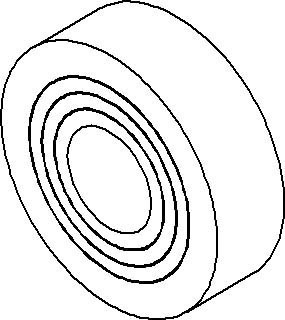 Cut-out sealing ring for cable inlet 10 mm 25.9 mm 8 mm 38250