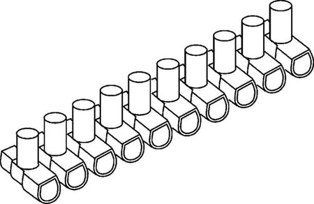 Single- and multi-pole terminal strip  B25