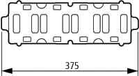 Busbar support 3 1000 A 50 mm 062993