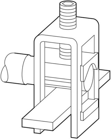 Busbar terminal 5 mm 20 mm Flat rail 002283