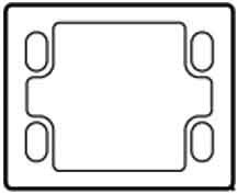 Component for installation (switchgear cabinet)  002310