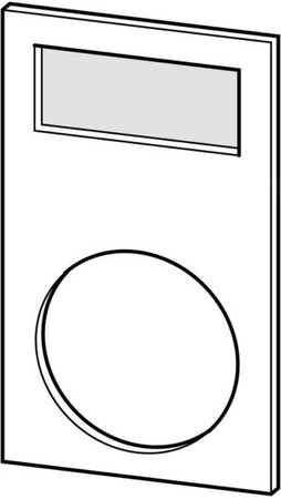 Text plate for control circuit devices Without imprint 046189