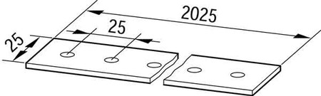 Component for installation (switchgear cabinet) 2025 mm 073836