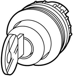 Front element for selector switch 3 Key 216894