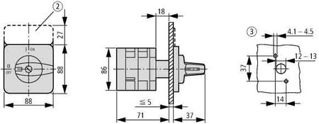 Off-load switch On/Off switch 2 093465