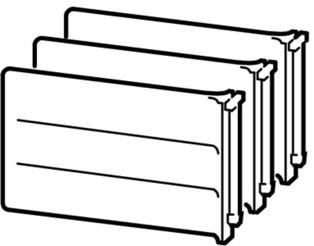 Phase separation plate for power circuit breaker Low 281596