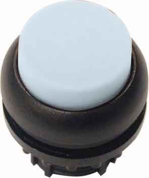 Front element for push button White 1 Round 216980