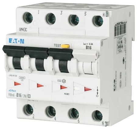 Earth leakage circuit breaker 4 3 415 V 170999