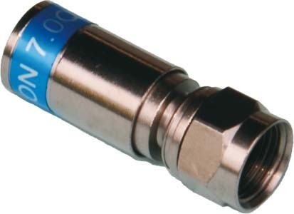 Coax connector Plug F F 7-QM KRCOMP