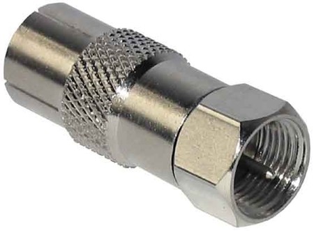 Coax coupler Straight Plug/plug F FI 01