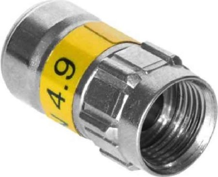 Coax connector Plug F F 7-49 KRSELF INSTALL