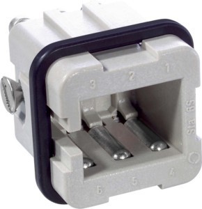 Contact insert for industrial connectors  10486100