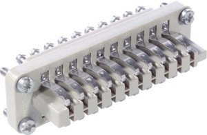 Contact insert for industrial connectors Pin 10503100
