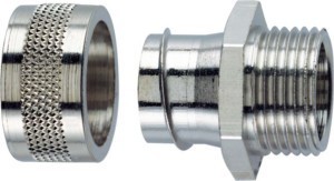 Screw connection for protective metallic hose  55502001