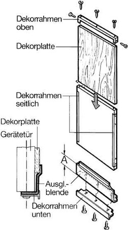 Accessories for refrigerator/freezer Decor frame 9910831