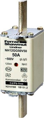 Low Voltage HRC fuse NH1 40 A 500 V 1B147.000000