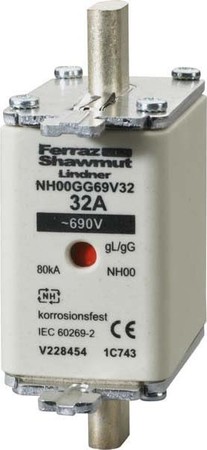 Low Voltage HRC fuse NH0 100 A 690 V 1C763.000000