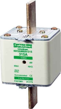 Low Voltage HRC fuse NH3 315 A 690 V 2C379.000000