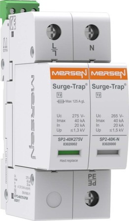 Surge protection device for power supply systems TT 83020116