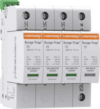 Surge protection device for power supply systems TT 83020147