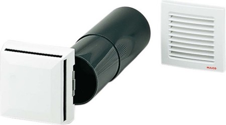 Ventilation in-/outlet for ventilation system Plastic 0152.0054