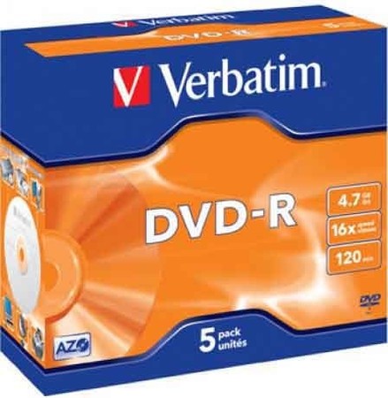 Digital memory medium DVD-R 120 min 43519