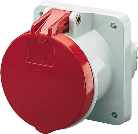 Panel-mounted CEE socket outlet 63 A 4 1248A