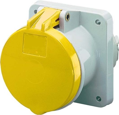 Panel-mounted CEE socket outlet 63 A 3 1260A