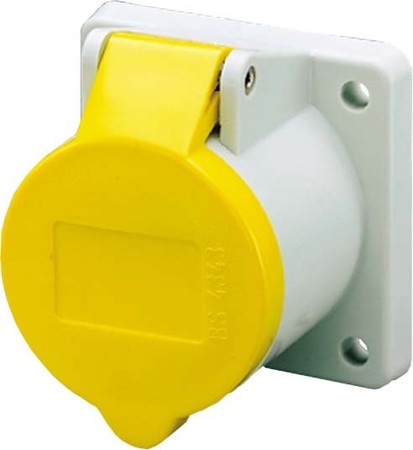 Panel-mounted CEE socket outlet 16 A 3 1337