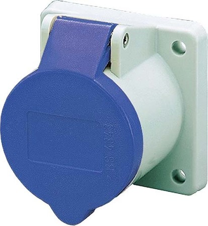 Panel-mounted CEE socket outlet 16 A 3 1350