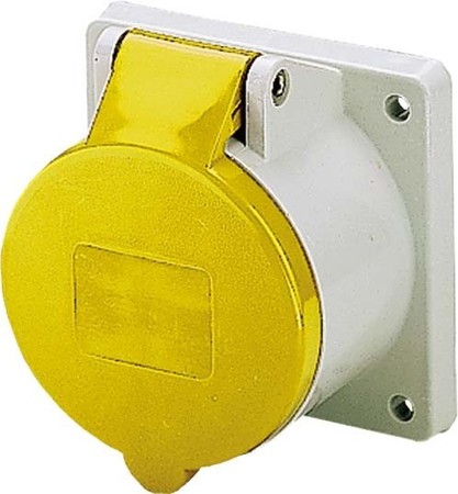 Panel-mounted CEE socket outlet 16 A 5 1384