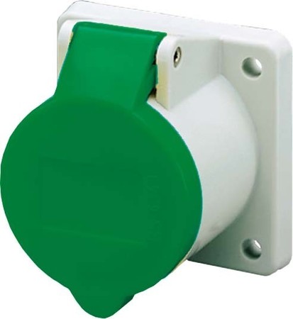 Panel-mounted CEE socket outlet 16 A 4 1404