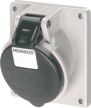 Panel-mounted CEE socket outlet 16 A 4 1639