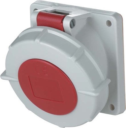 Panel-mounted CEE socket outlet 16 A 4 1704