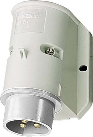 CEE plug for mounting on machines and equipment 16 A 3 1967