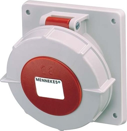 Panel-mounted CEE socket outlet 125 A 5 216A