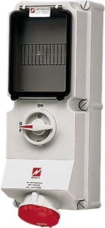 CEE socket outlet, disconnectable, with fuse 16 A 5 5613A