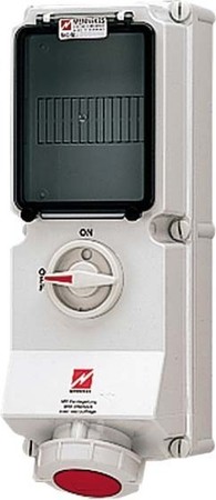CEE socket outlet, disconnectable, with fuse 16 A 4 5630A