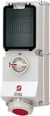 CEE socket outlet, disconnectable, with fuse 32 A 5 5638A