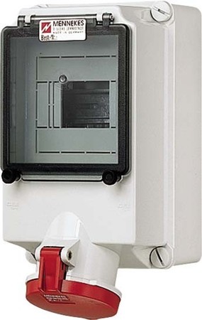 CEE socket outlet, disconnectable, with fuse 63 A 5 7102