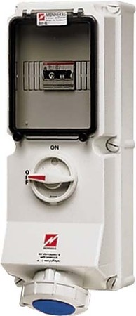 CEE socket outlet, disconnectable, with fuse 16 A 3 7238